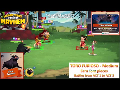 [*/\*] Looney Tunes World of Mayhem - TORO FURIOSO Event - TORO MEDIUM