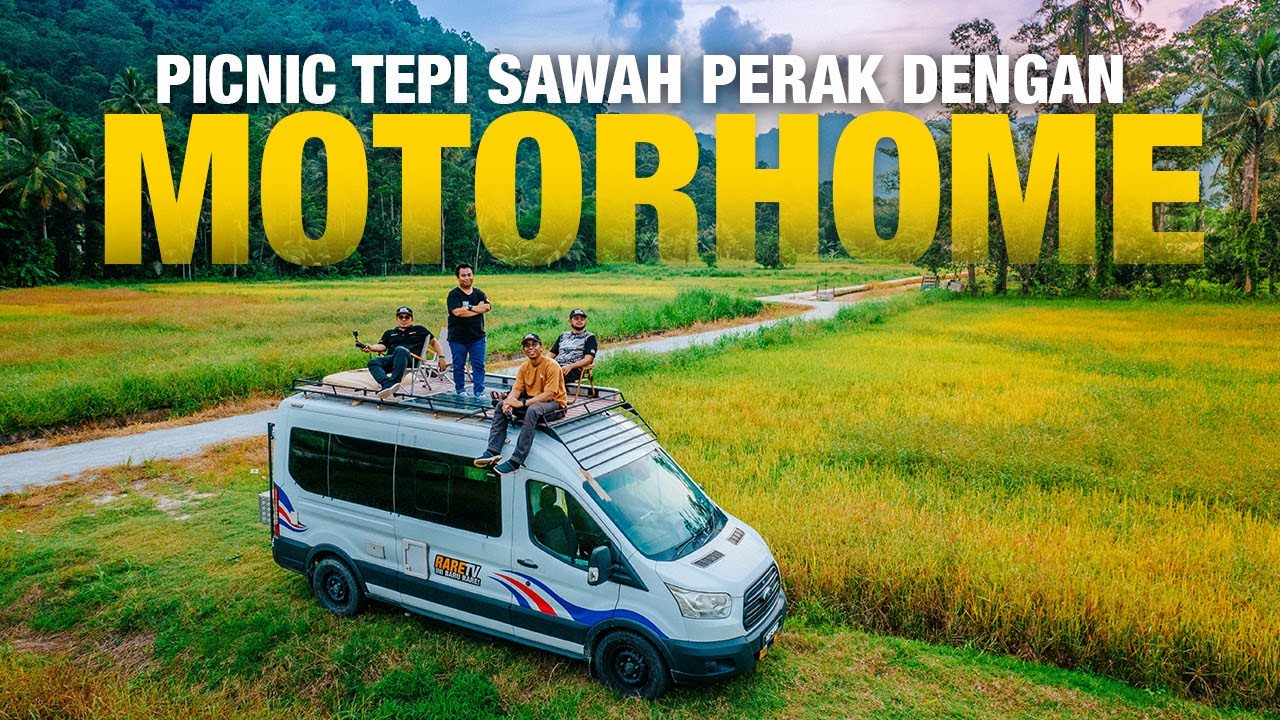Motorhome di Malaysia - Picnic Tepi Laut Penang dan Sawah Perak!