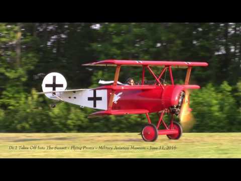 Fokker Dr.1 Taking Off for Flying Proms