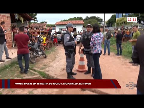 Homem morre em tentativa de roubo a motocicleta em Timon 16 03 2023