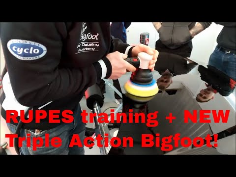 Instructing with Rupes & New Triple Action Bigfoot at The Ultimate Finish