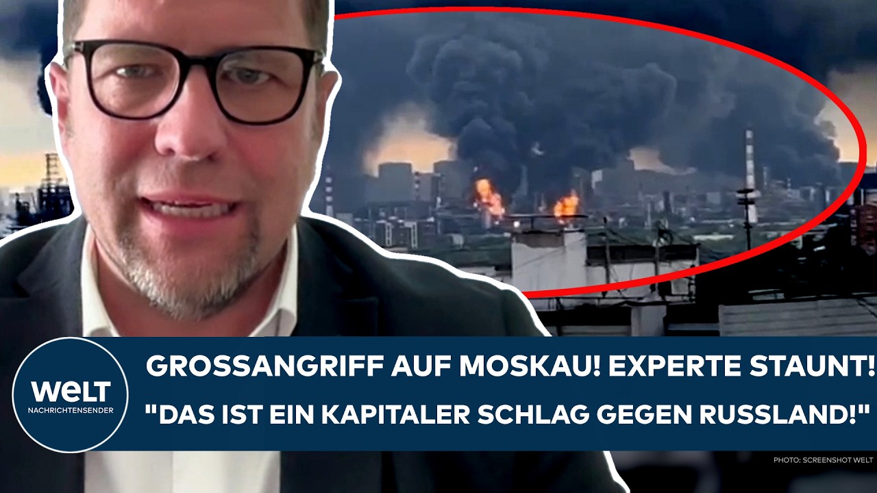 UKRAINE-KRIEG: Großangriff auf Moskau! Experte staunt! "Das ist ein kapitaler Schlag gegen Russland"