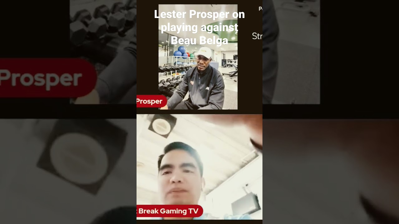 Lester Prosper on Beau Belga