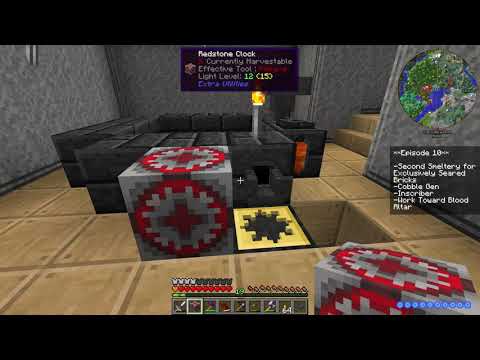 Divine Journey E10: Automated Seared Bricks and Crafting the Blood Altar!