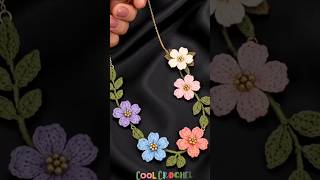 Cute Crochet Necklace design 😍💖 #crochet #vlog #shorts #trending