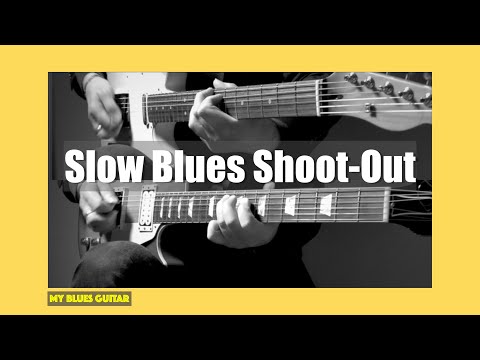 Tele v. Les Paul Blues Jam, Clapton style with some hints of Jimmy Page