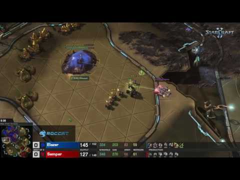 StarCraft 2 — Semper vs Elazer TvZ  DreamHack ROCCAT  Legacy of the Void Championship