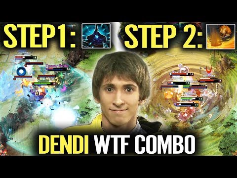 WTF Epic Craziest TEAM WORK 200 IQ DENDI Magnus RP + Echo Most IMBA Combo Fun Dota 2 Gameplay