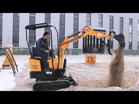 HT10B 1T Crawler Mini Excavator EPA/EURO 5 Home Use Small Digger