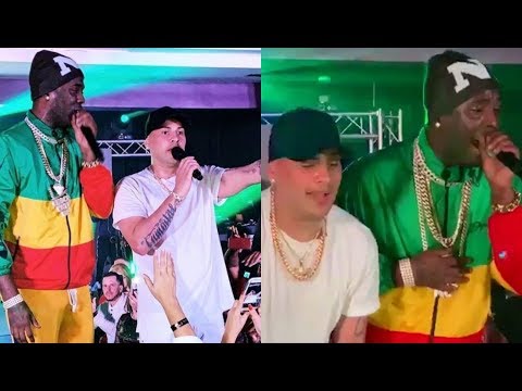 Jacob Forever & Chocolate MC cantan BAJANDA , Un Poquito Remix en Nueva York.