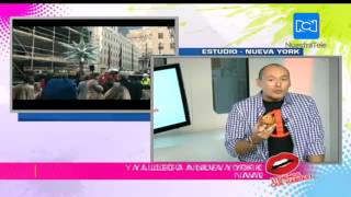 Llegó la estrella de navidad al centro Rockfeller en Nueva York