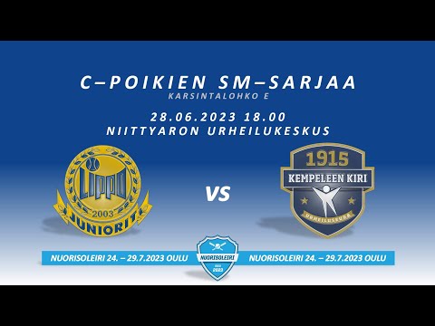 C-pojat SM-karsinta: Oulun Lippo Juniorit vs Kempeleen Kiri  2 - 0  ( 23 - 1 , 9 - 6 )