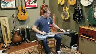 Video thumbnail for 2019 Asher EH-Jr Demo clean - Electro Hawaiian Junior Lap Steel Guitar - new and improved! by Asher Guitars