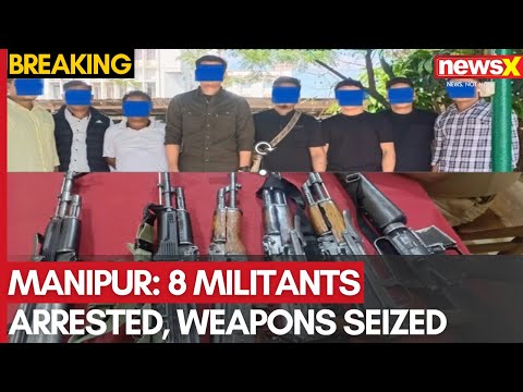 Manipur Crackdown: 8 Militants Arrested, Massive Weapons Cache Seized | NewsX