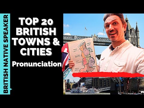 How to Pronounce TOP 20 British TOWN & CITY Names (From A-Z)