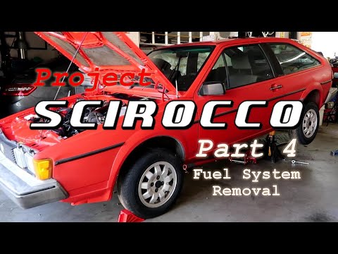 1985 VW Scirocco Mk2 | Part 4 - How to Remove the Gas Tank