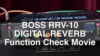 Video thumbnail for BOSS  RRV-10  DIGITAL REVERB Function check video by JakeBox