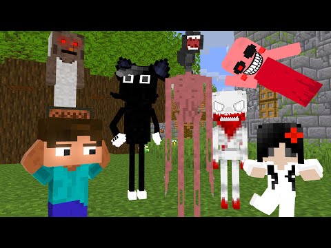 SIREN HEAD TEAM VS MONSTER SCHOOL - Minecraft Animation