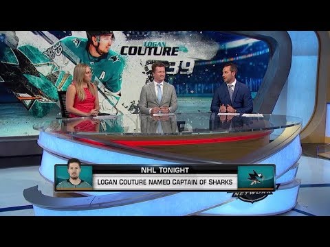 NHL Tonight: Logan Couture named captain of San Jose Sharks Sep 12, 2019