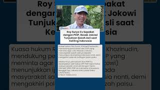Isu Ijazah Jokowi Kembali Mengemuka, Roy Suryo Cs dan PDIP Sama-sama Minta Bukti Asli