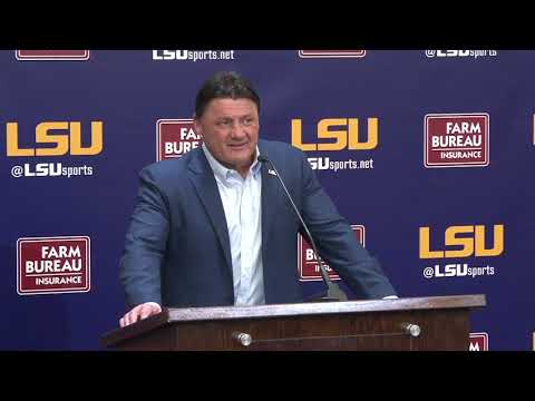Video: Ed Orgeron's Post-Signing Day Press Conference