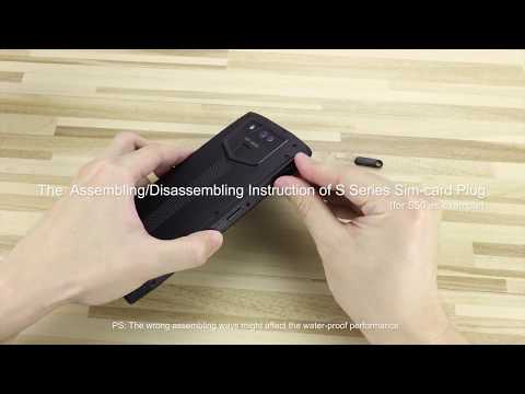 The Assembling/Disassembling Instruction of S Series Sim-card Plug（for S50 as example）