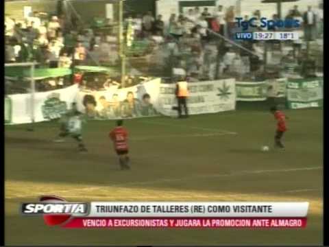 excursionistas 0 vs TALLERES (RE) 1 Reducido 1era C 2009/10