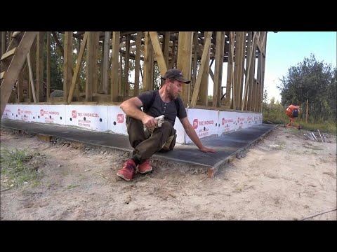 Gedämmte Bodenplatte ums Haus selbst gemacht – Erfahrungen mit dem 6x7 m Holzrahmenhaus