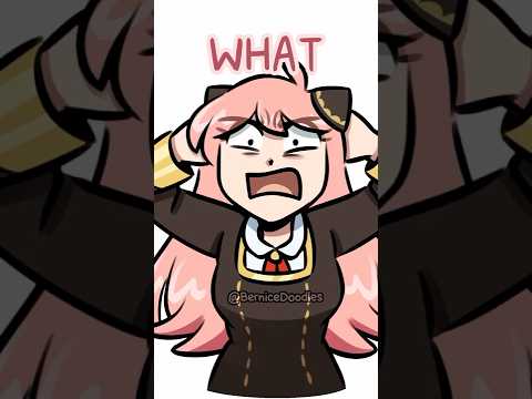 ACTCHUALLY SHE’S VERY SMAERT ☝️🤓😡 #anime #spyxfamily