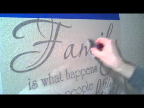 The DOs and DON'Ts of installing vinyl wall decal