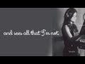 Lucy Hale - Nervous Girls (Lyrics) live version ...