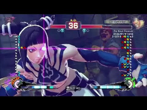 SSFIV AE Ver.2012 : Derrick Legend ( Juri ) VS Da Knut Forever ( Dee-Jay ) Ranked Match On Xbox 360