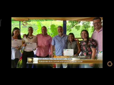 Alcaldía Municipio Santos Michelena en Aragua agasajó a Periodistas en su día. 2023