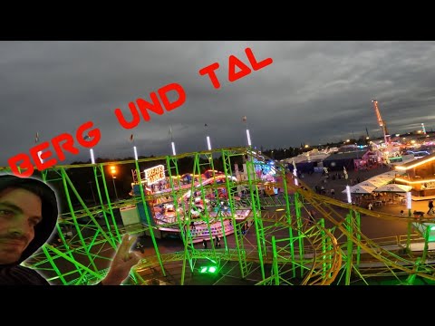 Foire Kermess Mulhouse 2025 // Berg & Tal Achterbahn onride // Kopp