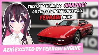 (Reupload) AZKi Gets Excited Trying Out the Ferrari in Forza Horizon 【Hololive】