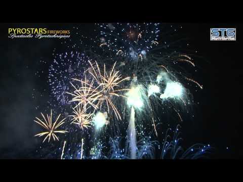 Fêtes de Genève 2012 Grand Bouquet Final du Grand Feu d'artifice par Pyrostars Genève