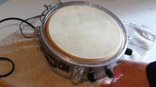 Video thumbnail for vintage syndrum CM analog electronic drum synth by Red Martian