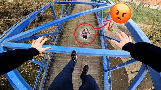 ESCAPING ANGRY MOM (Epic Parkour Chase in Paris)