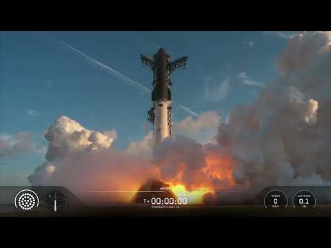 Title frame from the FULL MISSION! SpaceX Starship Flight 14 video