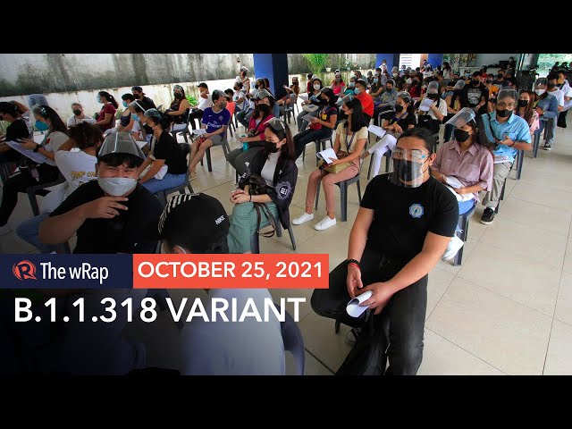Philippines reports 1st case of COVID-19 ‘variant under monitoring’ B.1.1.318