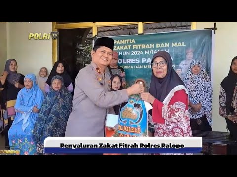 SALURKAN ZAKAT FITRAH KE LANSIA, POLRES PALOPO DAPAT UCAPAN SPESIAL DARI BAZNAS