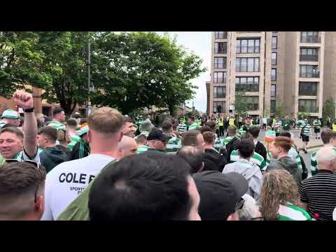 Celtic fans heading to Scottish cup final - Broad Black Brimmer