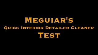 Meguiar's Quick Interior Detailer Cleaner - Innenraumreiniger und Detailer im Test (Deutsch/German)