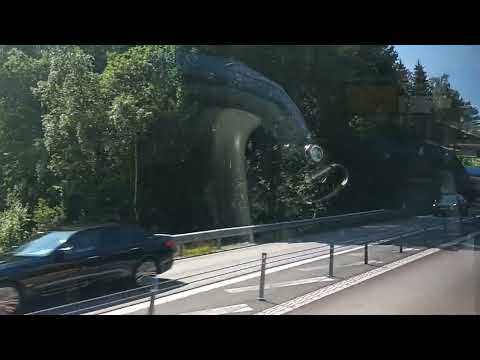 Sweden, bus 500 ride from Kristinehamn Resecentrum to Karlstad Busstation