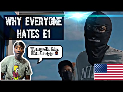 Ny American REACTS To How E1 Became The Most Hated UK Drill Rapper!!