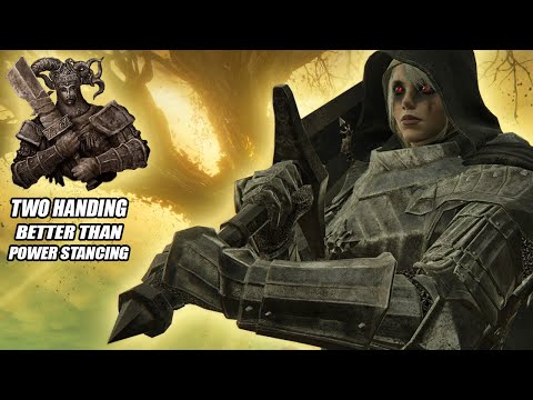 Why I Prefer TWO HANDING Weapons in Elden Ring
