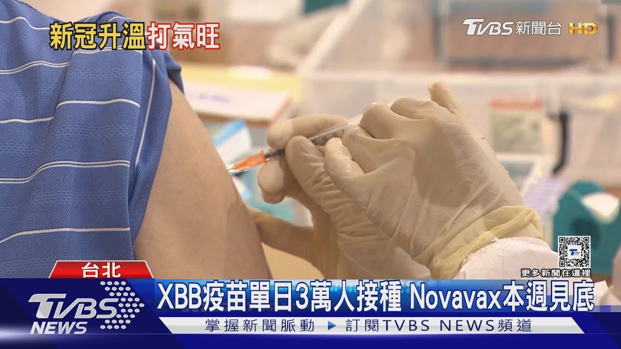 XBB疫苗單日3萬人接種!Novavax本週見底