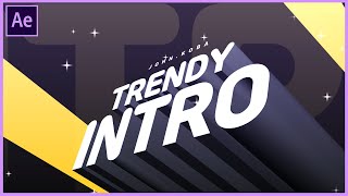 [중급] 오직 애펙으로 3D 심플 트렌디한 인트로, 오프닝 만들기! // 존코바 // aftereffect tutorials