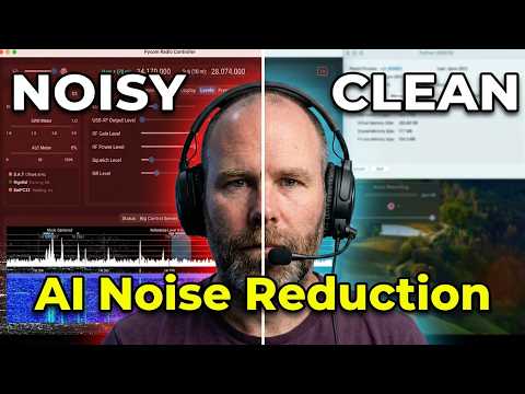 Built-in local AI noise reduction demo