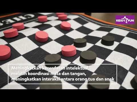 Gambar Kiddy Fun Set Giant Floor Mat Checkers 2018-11